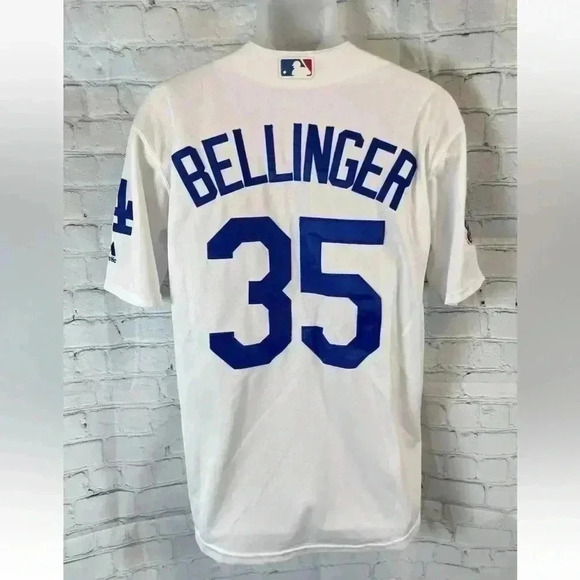 AUTHENTIC MAJESTIC Sz S CODY BELLINGER LOS ANGELES DODGERS FLEX BASEBALL Jersey - Picture 1 of 16